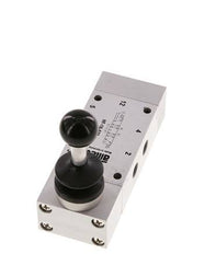 válvula de palanca manual de escape central 5/3 G1/8'' 0-10bar/0-140psi Airtec