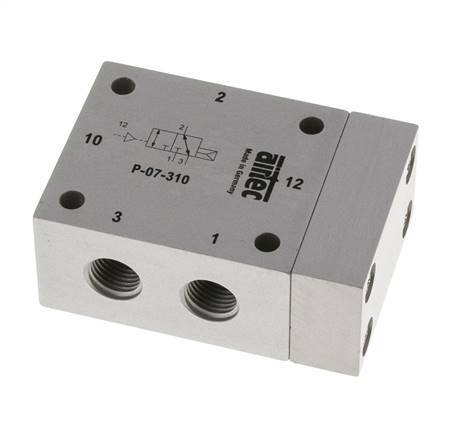 válvula piloto de aire 3/2 G1/4'' (G1/8'') 1,5-10bar/21,0-140psi Airtec