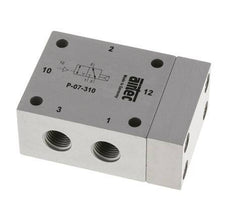 válvula piloto de aire 3/2 G1/4'' (G1/8'') 1,5-10bar/21,0-140psi Airtec
