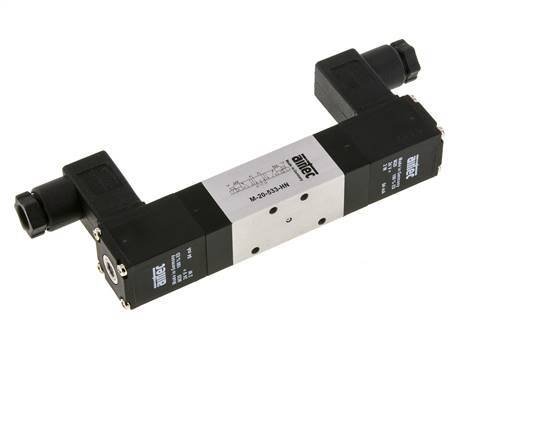 5/3 M5 Válvula solenoide central de escape 12V DC 3-8bar/42-112psi Airtec