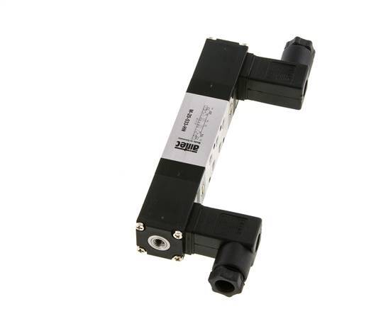 5/3 M5 Válvula solenoide central de escape 12V DC 3-8bar/42-112psi Airtec