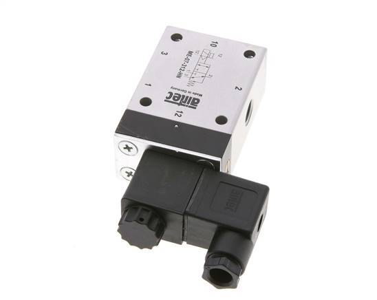 3/2 G1/4'' (G1/8'') Válvula Solenoide Piloto Externo 24V AC -0.95-10bar/-13.2-140psi Airtec