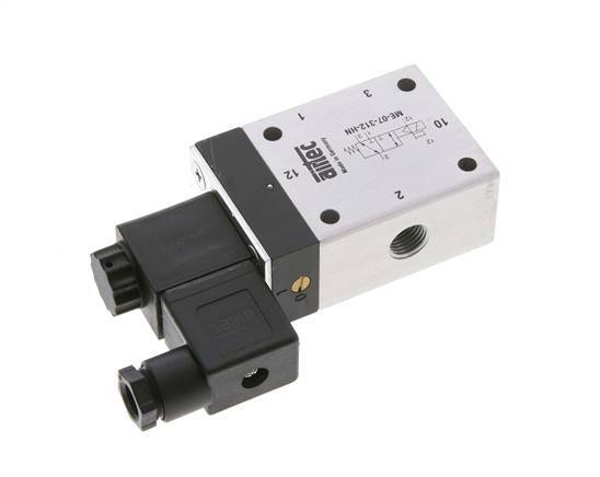 3/2 G1/4'' (G1/8'') Válvula Solenoide Piloto Externo 24V AC -0.95-10bar/-13.2-140psi Airtec