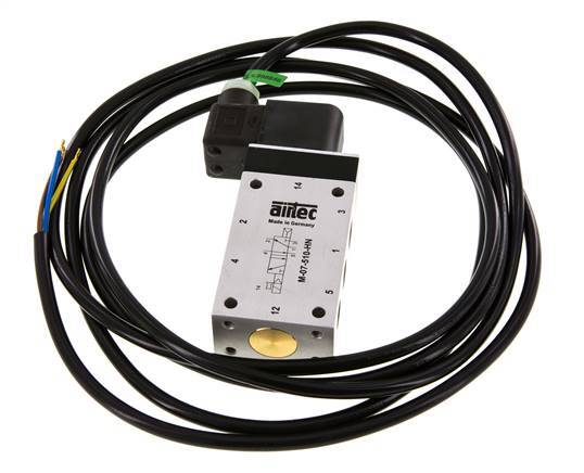 electroválvula 5/2 G1/4'' 230V AC ATEX 1.5-10bar/21.0-140psi Airtec