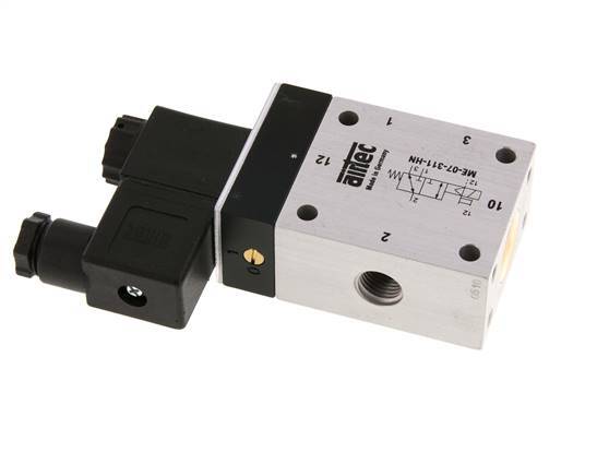 3/2 G1/4'' (G1/8'') Válvula Solenoide Piloto Externo 24V DC 0-10bar/0-140psi Airtec