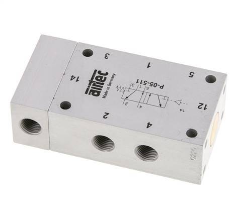 5/2 G1/8'' Válvula piloto de aire 0-10bar/0-140psi Airtec