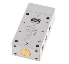 5/2 G1/8'' Válvula piloto de aire 0-10bar/0-140psi Airtec