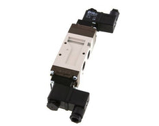 5/3 G3/8'' Válvula solenoide de centro cerrado 115V AC 2-10bar/28-140psi YPC