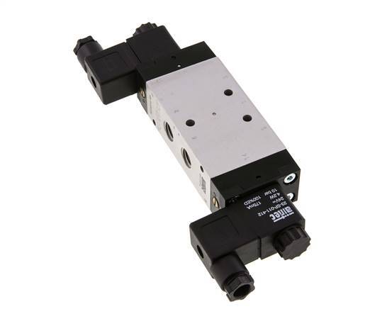 válvula solenoide de centro de presión 5/3 G1/4'' 24V DC 3-10bar/42-140psi Airtec