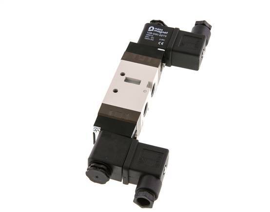5/2 G1/4'' (G1/8'') Válvula solenoide biestable 12V DC 1.5-10bar/21.0-140psi YPC