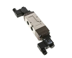 válvula solenoide central de escape 5/3 G1/2'' 24V DC 2-10bar/28-140psi YPC