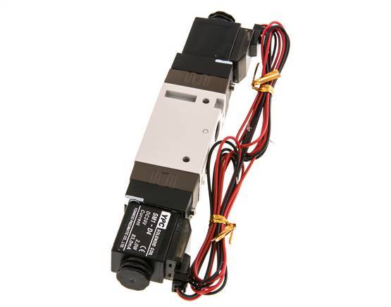 5/2 G1/8'' Electroválvula biestable 24V DC 1.5-10bar/21.0-140psi Conector de 2 pines YPC