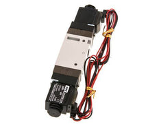5/2 G1/8'' Electroválvula biestable 24V DC 1.5-10bar/21.0-140psi Conector de 2 pines YPC