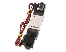 5/2 G1/8'' Electroválvula biestable 24V DC 1.5-10bar/21.0-140psi Conector de 2 pines YPC