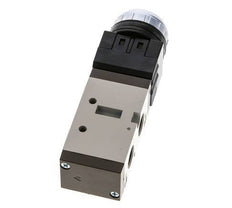 5/2 G1/4'' (G1/8'') Válvula de botón negro 0-8bar/0-112psi YPC