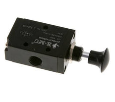 3/2 G1/4'' Válvula de palanca manual Axial Detent 0-8bar/0-112psi E.MC