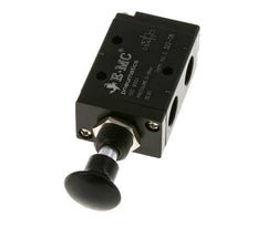 3/2 G1/4'' Válvula de palanca manual Axial Detent 0-8bar/0-112psi E.MC