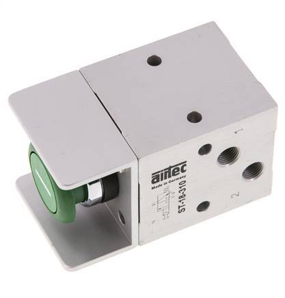 válvula de botón de seguridad 3/2 G1/8'' NC 3-10bar/42-140psi Airtec