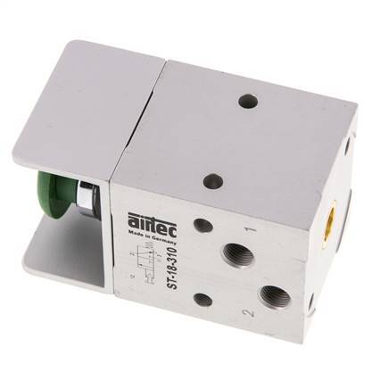 válvula de botón de seguridad 3/2 G1/8'' NC 3-10bar/42-140psi Airtec