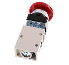 válvula de botón de parada de emergencia 3/2 G1/4'' Rojo 0-8bar/0-112psi YPC