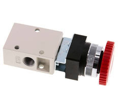 válvula de botón de parada de emergencia 3/2 G1/4'' Rojo 0-8bar/0-112psi YPC