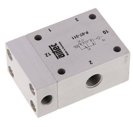 válvula piloto de aire 3/2 G1/4'' (G1/8'') 1-10bar/14-140psi Airtec