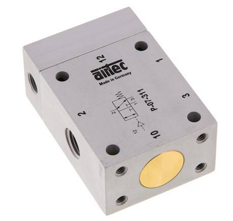 válvula piloto de aire 3/2 G1/4'' (G1/8'') 1-10bar/14-140psi Airtec