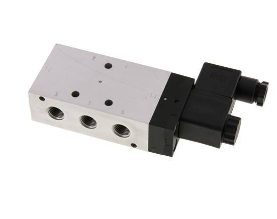 válvula solenoide 5/2 G1/4'' 24V DC 2.5-10bar/35.0-140psi Airtec