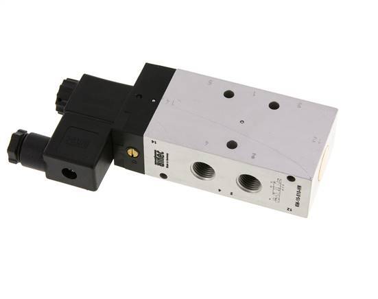 válvula solenoide 5/2 G1/4'' 24V DC 2.5-10bar/35.0-140psi Airtec