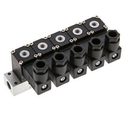 5x3/2 M5 NC Electroválvula 24V DC -0.95-8bar/-13.2-112psi Airtec