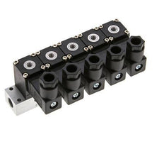 5x3/2 M5 NC Electroválvula 24V DC -0.95-8bar/-13.2-112psi Airtec