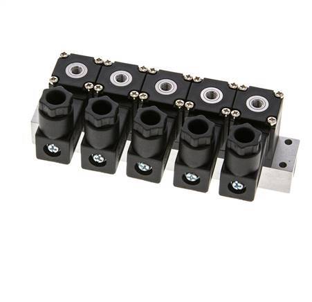 5x3/2 M5 NC Electroválvula 24V DC -0.95-8bar/-13.2-112psi Airtec