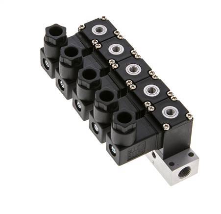 5x3/2 M5 NC Electroválvula 24V DC -0.95-8bar/-13.2-112psi Airtec