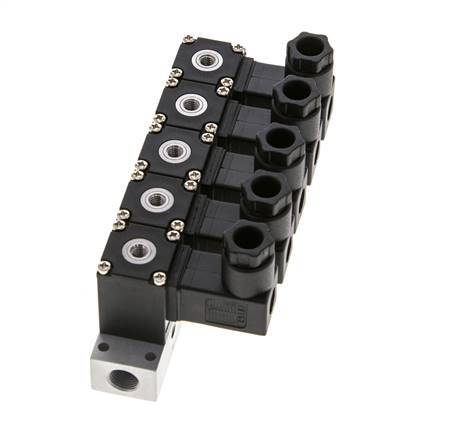 5x3/2 M5 NC Electroválvula 24V DC -0.95-8bar/-13.2-112psi Airtec
