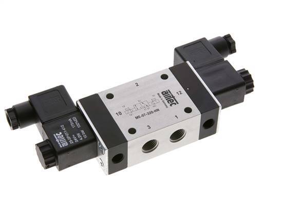 3/2 G1/4'' (G1/8'') Válvula de solenoide biestable piloto externo 24V AC 0-10bar/0-140psi Airtec
