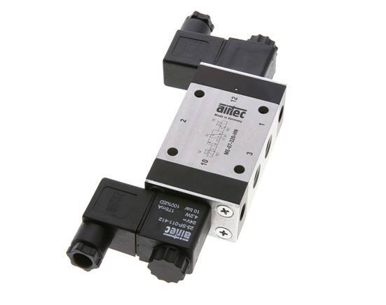 3/2 G1/4'' (G1/8'') Válvula de solenoide biestable piloto externo 24V AC 0-10bar/0-140psi Airtec