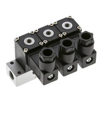 3x3/2 M5 NC Electroválvula 12V DC -0.95-8bar/-13.2-112psi Airtec
