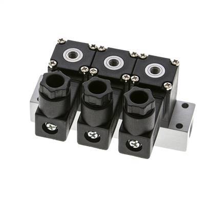 3x3/2 M5 NC Electroválvula 12V DC -0.95-8bar/-13.2-112psi Airtec