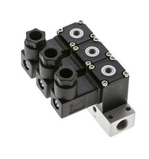 3x3/2 M5 NC Electroválvula 12V DC -0.95-8bar/-13.2-112psi Airtec