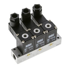 3x3/2 M5 NC Electroválvula 12V DC -0.95-8bar/-13.2-112psi Airtec