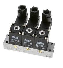 3x3/2 M5 NC Electroválvula 12V DC -0.95-8bar/-13.2-112psi Airtec