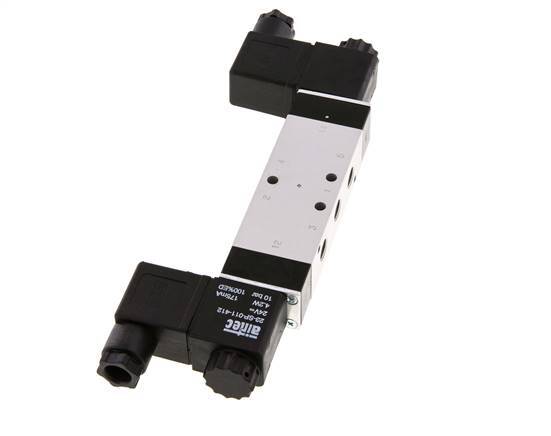 válvula solenoide de centro de presión 5/3 G1/8'' 24V DC 3-10bar/42-140psi Airtec