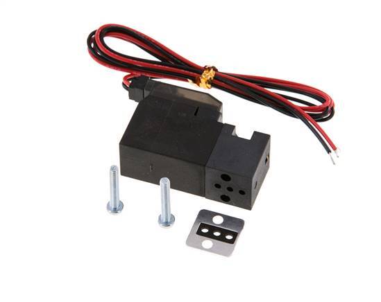electroválvula 3/2 Flange NC 24V DC 0-8bar/0-112psi 2-pin Plug YPC
