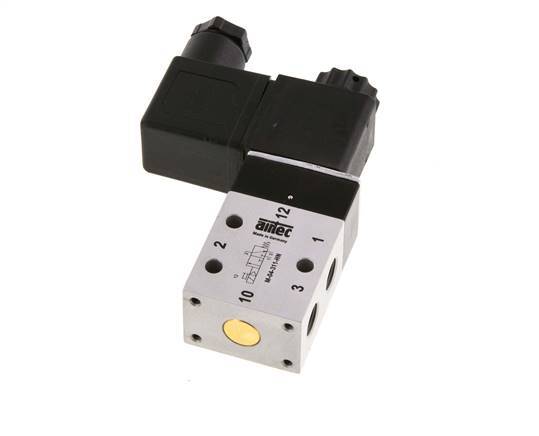 válvula de solenoide 3/2 G1/8'' NO 24V DC 2.5-10bar/35.0-140psi Airtec