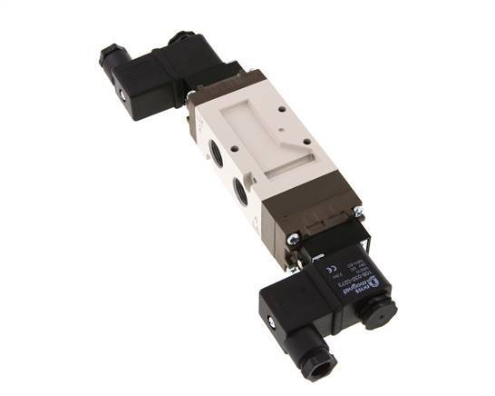 válvula solenoide central de escape 5/3 G3/8'' 115V AC 2-10bar/28-140psi YPC
