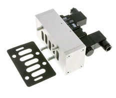 5/3 ISO 5599-3 Válvula solenoide central de escape 230V AC 3-10bar/42-140psi Airtec