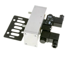 5/3 ISO 5599-3 Válvula solenoide central de escape 230V AC 3-10bar/42-140psi Airtec