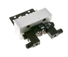 5/3 ISO 5599-3 Válvula solenoide central de escape 230V AC 3-10bar/42-140psi Airtec