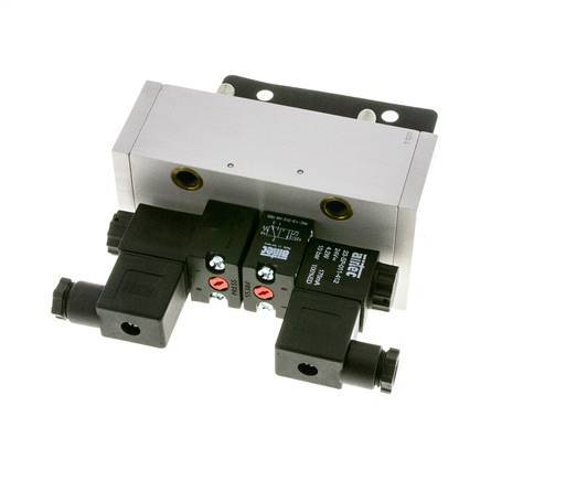 5/3 ISO 5599-3 Válvula solenoide central de escape 230V AC 3-10bar/42-140psi Airtec