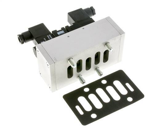 5/3 ISO 5599-3 Válvula solenoide central de escape 230V AC 3-10bar/42-140psi Airtec